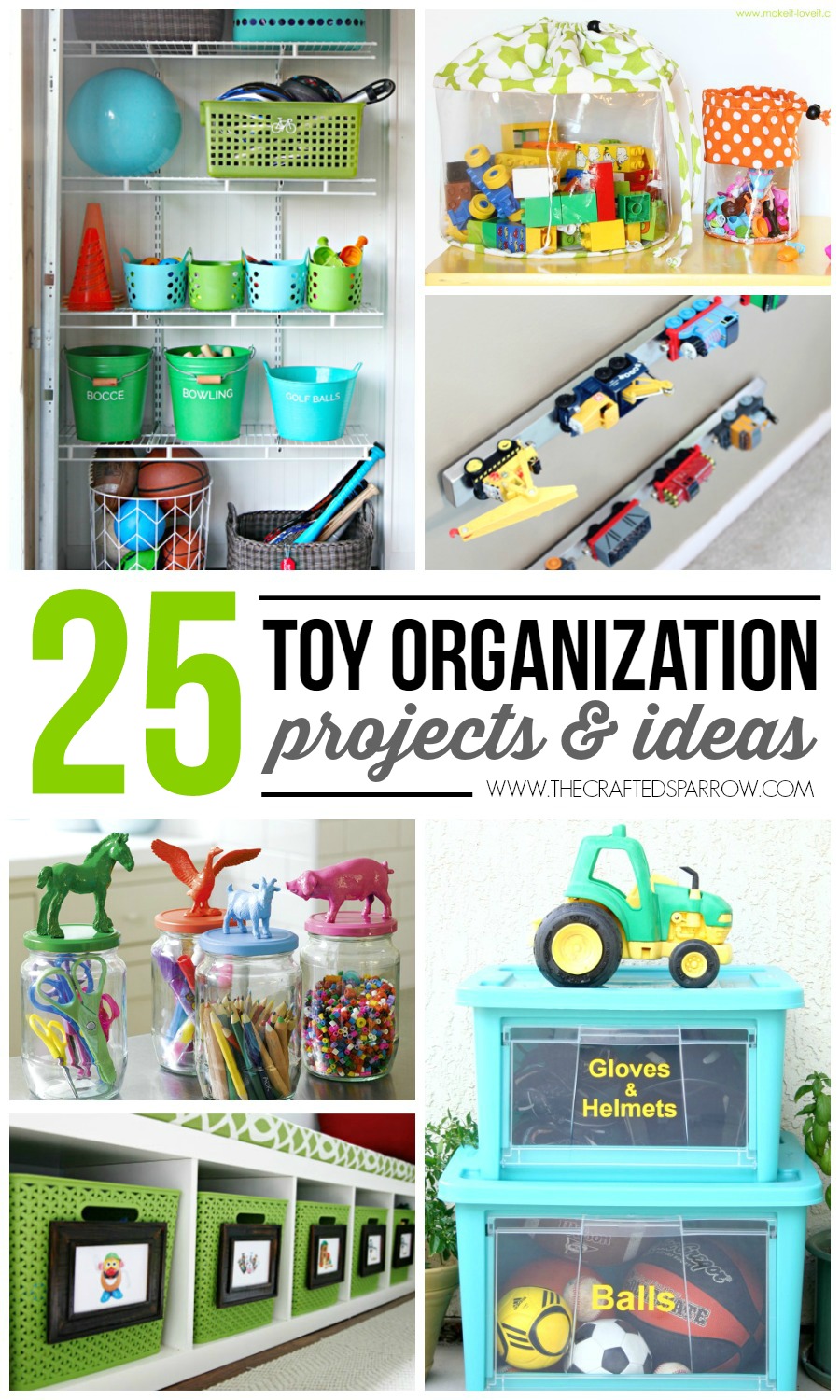 25 Toy Organization Projects Ideas