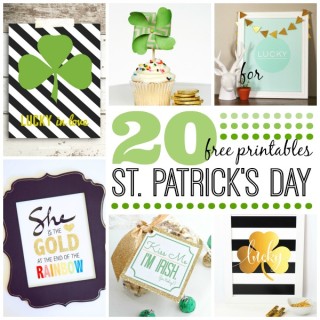 20 St. Patrick's Day Printables