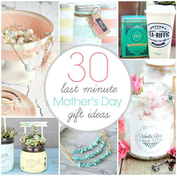 DIY Last Minute Mother's Day Gift Ideas