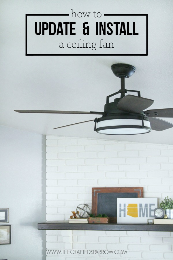 How to Update & Install a Ceiling Fan