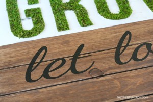 Spring Inspired Slat Sign