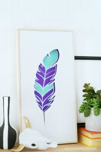 DIY Feather Art