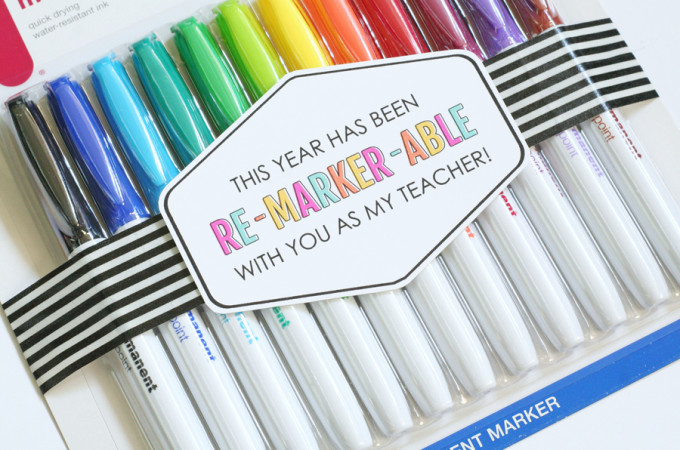 Re-Marker-Able Teacher Appreciation Printables 3 - The Crafted Sparrow