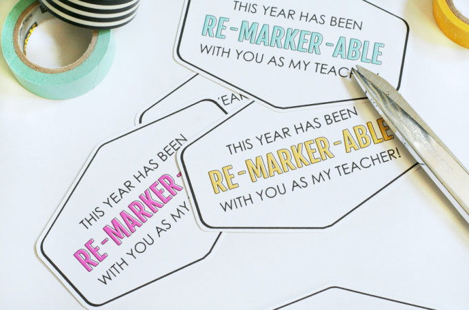 Re-Marker-Able Teacher Appreciation Printables 6 - The Crafted Sparrow