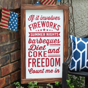 4th of July Sign