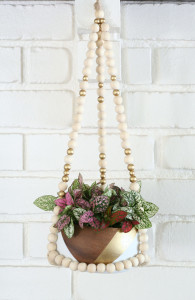 DIY Beaded Plant Hanger