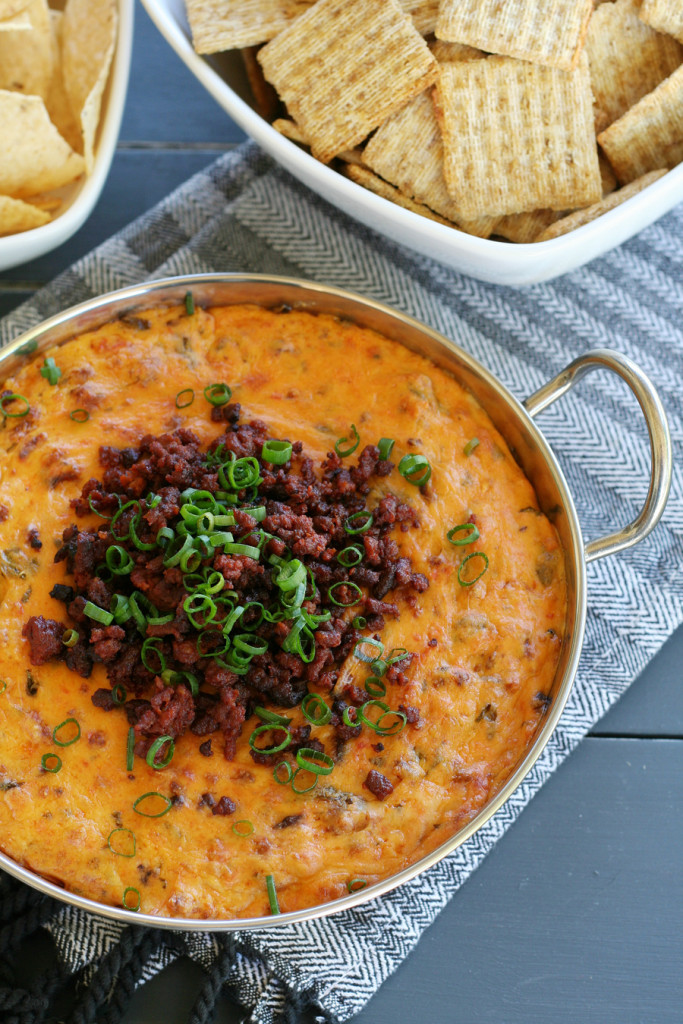 Chorizo Queso Dip - The Crafted Sparrow