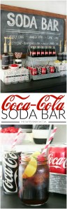 Make any party or gathering a hit with a make it yourself Coca-Cola Soda Bar!