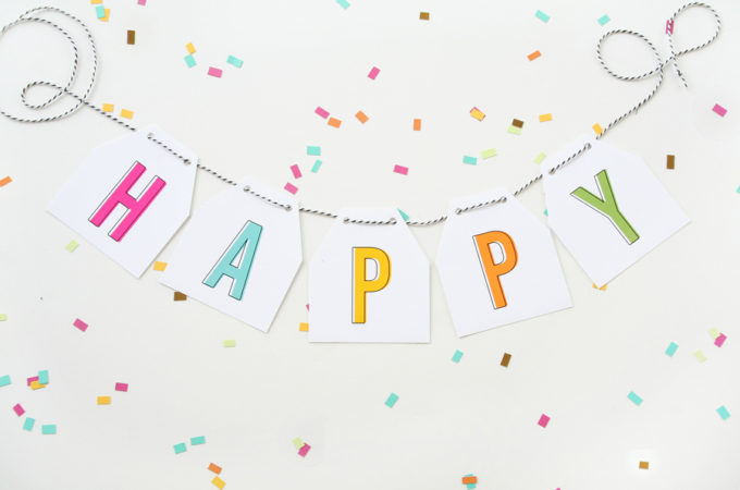 Free Printable Birthday Banner