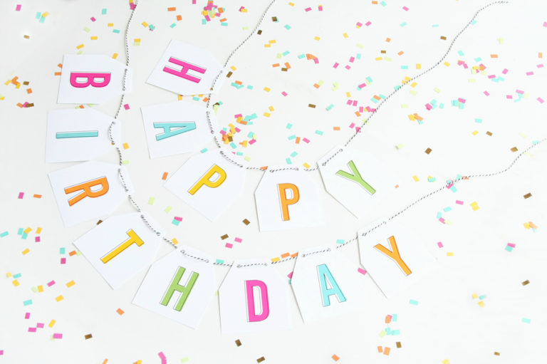 Free Printable Birthday Banner