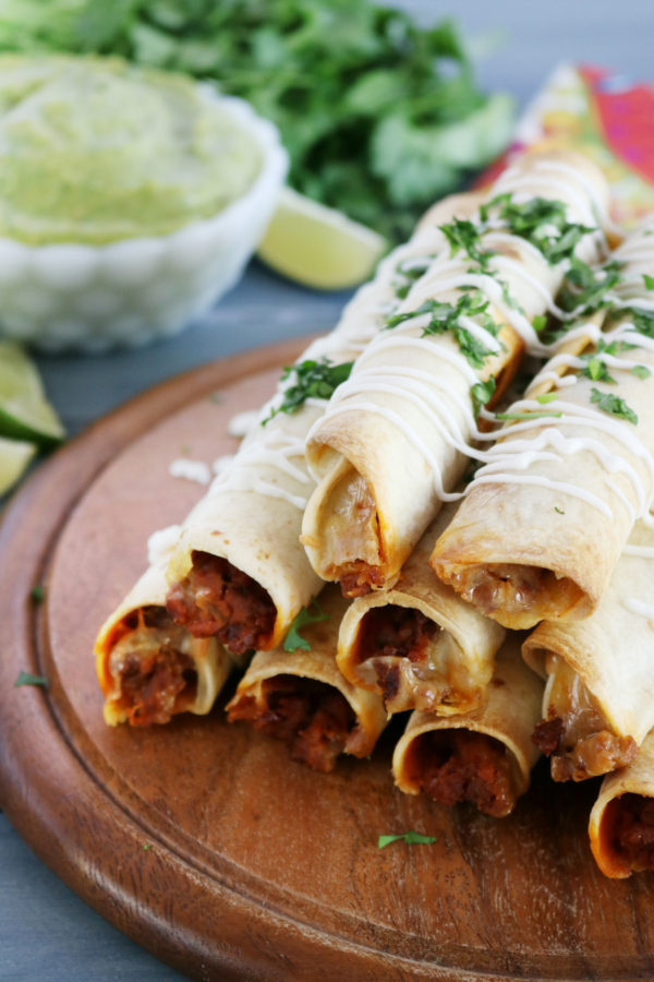 Bean & Chorizo Taquitos