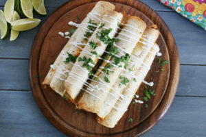 Bean & Chorizo Taquitos