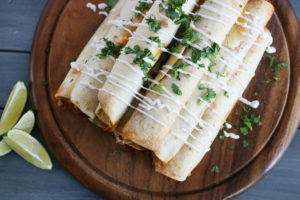 Bean & Chorizo Taquitos