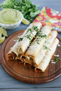 Bean & Chorizo Taquitos