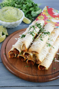 Bean & Chorizo Taquitos