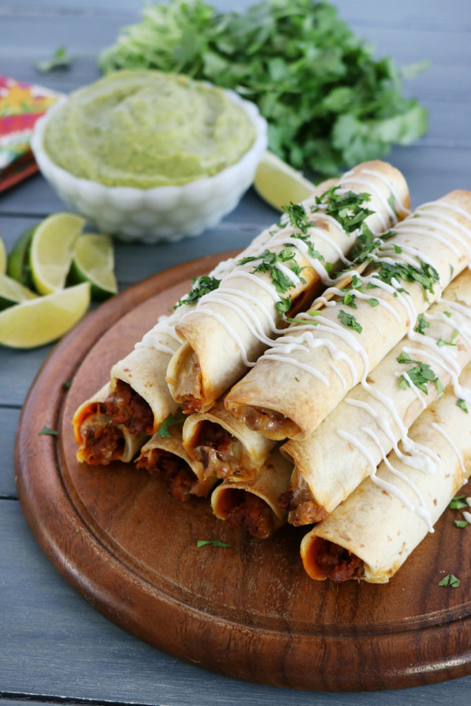 Bean & Chorizo Taquitos