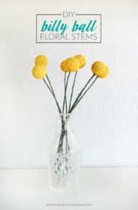 DIY Billy Ball Floral Stems