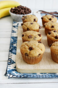 Peanut Butter Banana Yogurt Muffins