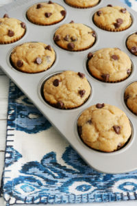 Peanut Butter Banana Yogurt Muffins