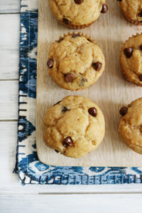 Peanut Butter Banana Yogurt Muffins