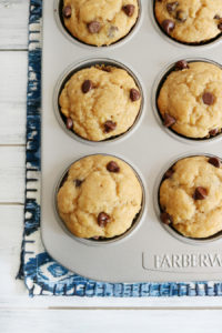 Peanut Butter Banana Yogurt Muffins