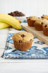 Peanut Butter Banana Yogurt Muffins