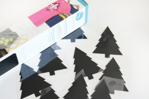 DIY Faux Leather Christmas Tree Pillow