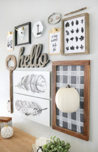 Black & White Easy Fall Decor