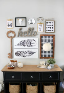 Black & White Easy Fall Decor