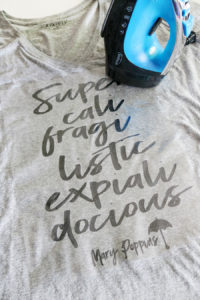 DIY Disney Mary Poppins T-Shirt