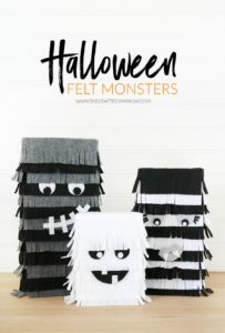 Halloween Felt Monsters