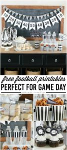 Free Football Printables for Game Day