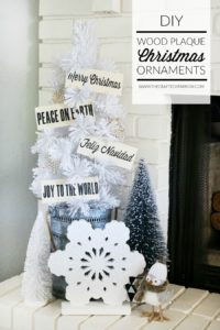 DIY Wood Christmas Ornaments