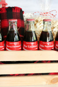 Coca-Cola Christmas Gift Basket Idea