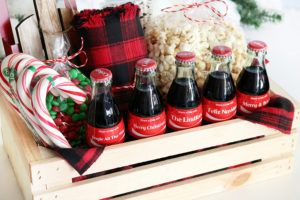 Coca-Cola Christmas Gift Basket Idea