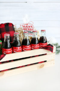 Coca-Cola Christmas Gift Basket Idea