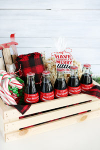 Coca-Cola Christmas Gift Basket Idea