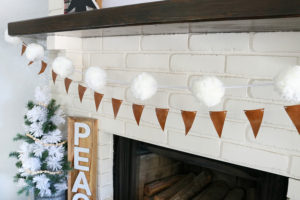 Leather & Flannel Christmas Mantel