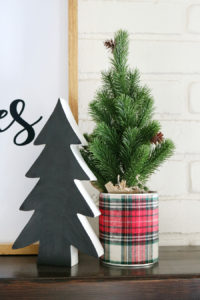 Leather & Flannel Christmas Mantel