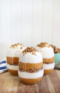 Pumpkin Pie Cheesecake Parfaits