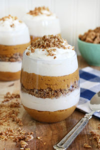 Pumpkin Pie Cheesecake Parfaits