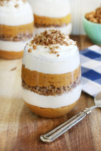 Pumpkin Pie Cheesecake Parfaits