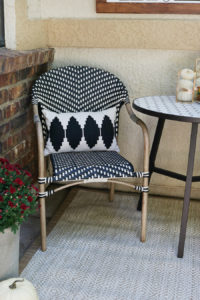 BHG Live Better black and white Parisian bistro chairs