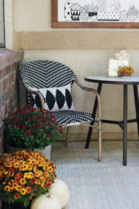 BHG Live Better black and white Parisian bistro chairs