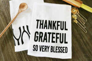 DIY Thanksgiving Tea Towels