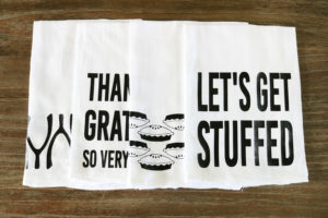 DIY Thanksgiving Tea Towels