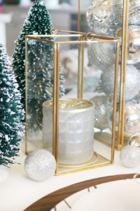 Simple and Modern Christmas Dining Table Ideas - BHG Live Better Gold Lanterns