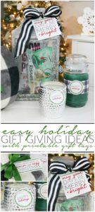 Easy Holiday Gift Giving Ideas with Printable Gift Tags