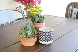 Black & White Modern Farmhouse Patio Decor