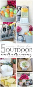 5 Easy Tips for Outdoor Entertaining